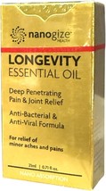 LONGEVITY ESSENTIAL OIL  NANOGIZE 21 ML- DEEP JOINT &amp; PAINS RELIEF ( PAC... - $33.01 CAD