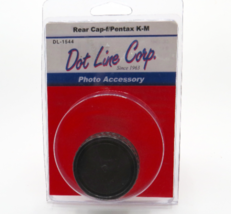 Vintage Pentax Black Plastic Rear Lens Cap - Pentax K-M Mount - Bayonet ... - $4.95