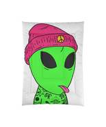 Pink Tongue Peace Hat Alien Tattoos UFO Space Extraterrestrial Visitor B... - £106.61 GBP+