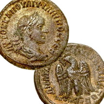 PHILIP II. Large 26mm XF Roman Empire Tetradrachm Coin Eagle SC. Prieur 473 - £156.18 GBP