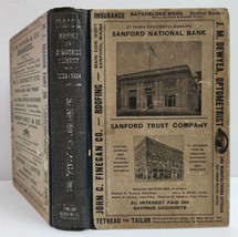 1923 Antique Sanford And Springvale Md Directory History Genealogy Ads - £97.17 GBP