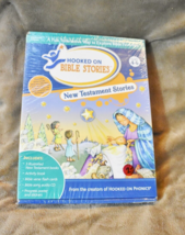 Hooked On Bible Stories CDs  Books Flash Cards Poster New Testament Ages 4-6 - £31.12 GBP