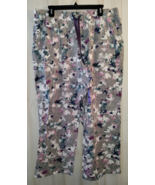 EXCELLENT WOMENS SLEEP BY CACIQUE FLORAL KNIT PAJAMA PANT W/ POCKETS  SI... - $500.23 MXN