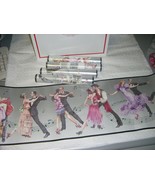 2 DANCING DANCERS DANCE WALLPAPER BORDER ~~JIVE CHA CHA SAMBA SALSA FOX ... - $50.75 CAD