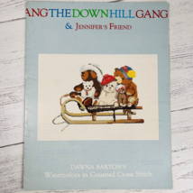 Down Hill Gang Jennifers Friend Bears Sled  Counted Cross Stitch Pattern... - $19.99