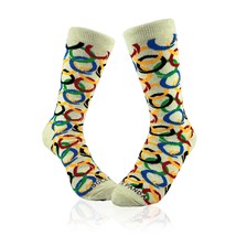 Olympic Ring Pattern Socks from the Sock Panda (Adult Small) - $150.79 MXN