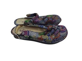 Alegria Freesia Mules Slingback Mosaic Comfort Clogs 387 Women&#39;s Shoes Size 39 - $44.33