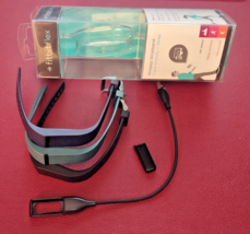 Fitbit Flex w/ 3 Adjustable Bands, Charger, & Original Box - Tested Working - £38.94 GBP