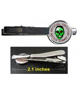 Walking Certified Zombie Killer Dead Tie Clip Clasp Bar Slide Silver Met... - £11.31 GBP
