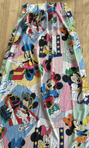 Vintage Disney Minnie Mouse Pinch Pleats Curtain 2 Panels 80/90s - £31.42 GBP