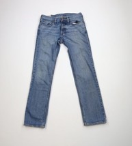 Vintage Y2K Hollister Mens 31x32 Distressed Button Fly Straight Leg Denim Jeans - £42.05 GBP