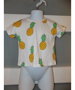 ZARA Pineapple Print SS T-Shirt Size 3/6 Months Boy&#39;s NEW - €14,11 EUR
