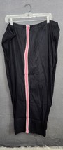 Anthony Richards Womens Knit Capris  4X Black Pink Stripe 100%Cotton Pockets NEW - £15.69 GBP