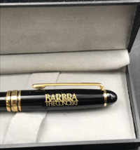 VTG 1994 Barbra Streisand The Concert Black Pen Souvenir 5.5&quot; Long - £18.69 GBP