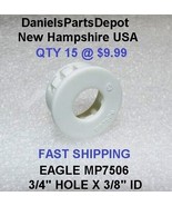 x15 3/4 X 3/8 EAGLE MP7506 SNAP BUSHING GROMMET WHITE NYLON PLASTIC HEYC... - $9.99