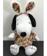 Peanuts Snoopy 20&quot; Snoopy Easter Bunny Ears And Jellybean Shirt Plush - €12,67 EUR