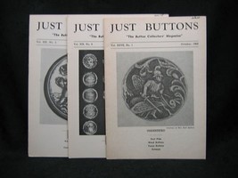 Just Buttons Magazine February, May 1961, October. 1968 - $8.99