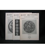 Just Buttons Magazine February, May 1961, October. 1968 - $8.99