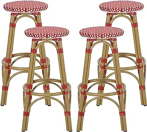Christopher Knight Home Starla Outdoor 29.5 Inch Barstools - Aluminum an... - $621.99