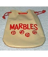 Vintage Plastic Draw Cord Marbles Bag Pouch - $8.00
