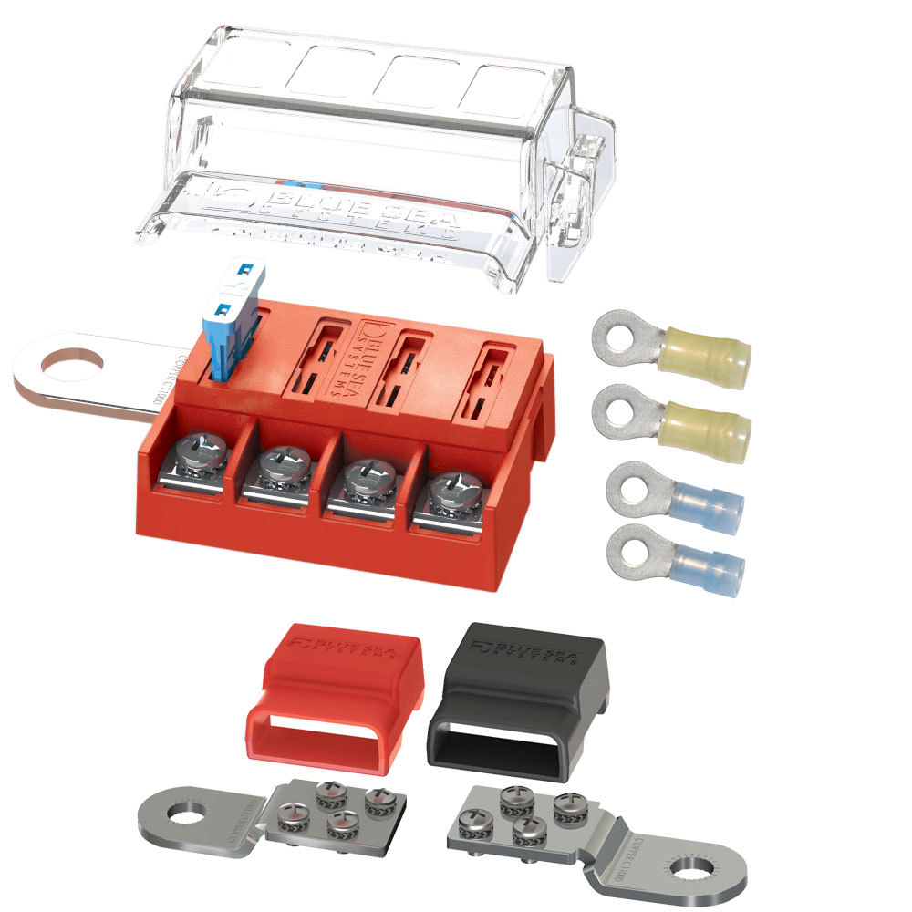 Blue Sea 5024 ST-Blade Battery Terminal Mount Fuse Block Kit [5024] - £21.71 GBP