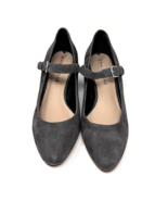 Via Spiga Womens Gray Suede Leather &#39;Alana&#39; Mary Jane Heel Size 8.5 NEW - $900.44 MXN