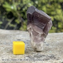 Exquisite smoky chevron amethyst from brazil - nature&#39;s artistry in every - £13.15 GBP