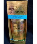 ORGANIX RENEWING ARGAN OIL OF MOROCCO PENETRATING OIL ALL HAIR TYPES 3.3... - £8.65 GBP