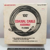 Radio Shack Archer Coaxial Cable Advertising Empty Box - £33.54 GBP