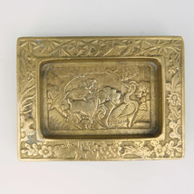 Chinese Small Brass Tray Circa 1900 - $82.24