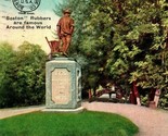 Boston Rubber Shoe Co Minute Men Monument Concord MA 1911 Postcard UDB - $4.90