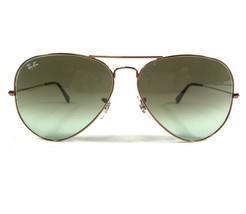 Ray-Ban Sole Rb3025 Aviator Large Metal 9002/A6 Rame con Verde Lenti - £104.99 GBP