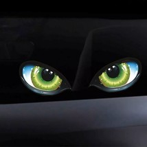 Funny Design 3D Stereo Reflective Cat Eyes Pattern Car Sticker Car Side  Eye Sti - £76.46 GBP