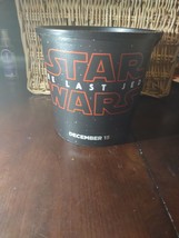Star Wars The Last Jedi Authentic Vintage Movie Popcorn Bucket Usek 7&quot; T... - $25.58 CAD