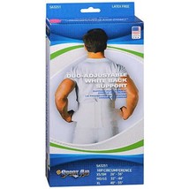 Sport Aid Duo-Adjustable White Back Support Medium/Large - £26.21 GBP