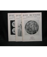 Just Buttons Collector's Magazine April, July, Aug 1959 - $8.99