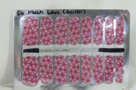 Nail Polish Strips (new) SO MUCH LOVE (GLITTER) - 16 STRIPS - FUN &amp; EASY... - $10.89