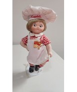 Campbell Kid 1995 Porcelain Campbell Soup Dancing Chef Doll - $18.00