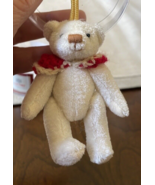 Rare Gund Holiday countdown to Christmas Mini Jointed bear ornament - £30.37 GBP
