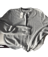 Brooks Brothers Sweater/Cardigan Gray Merino Sz L - $1,279.54 MXN