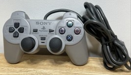 Sony PlayStation 1 PS1 SCPH-1200 Dual Shock Controller Gray OEM Authentic  - £15.52 GBP