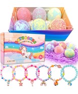Unicorn Bath Bombs with Surprise Inside for Kids Girls Easter Kids Bath ... - £31.45 GBP