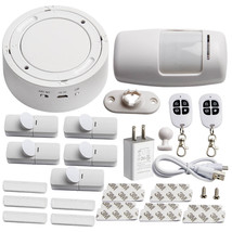 Smart Security System DIY Alarm System Kit for Home/ Apartment/Office White - £86.24 GBP