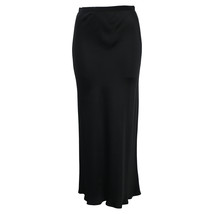 Anine Bing Maxi Skirt In Silk Women Black Xs - $200.45