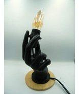 3D printed Table top, desktop lamp - black hand - €33,99 EUR