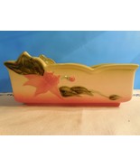 Hull Pottery Woodland High Gloss Pink/Green Window box W-14 (pre-1952) USA - $561.02 MXN