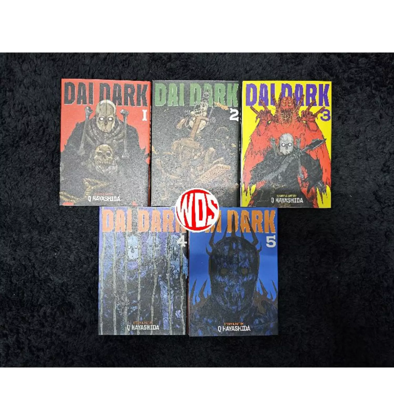 Dai Dark Manga by Q Hayashida Volume 1-5  OR Full Set English Comic Version - $145.00