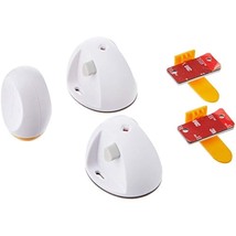 Safety 1?��� Adhesive Magnetic Lock System, 2 Locks And 1 Key, 3 Piece Set - $26.80