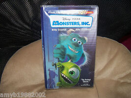 Disney's Pixar Monsters, Inc Clamshell (VHS, 2002)  - $23.75