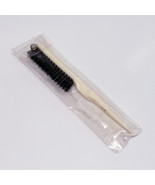 Vintage Hair Brush Mohawk Teasing Nylon Black Bristles USA Ivory USED EUC - $260.76 MXN